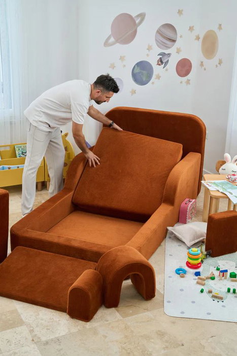 Atelier Del Sofa Funbed Single - Rojo Teja Atelier Del Sofa Funbed Single - Rojo Teja